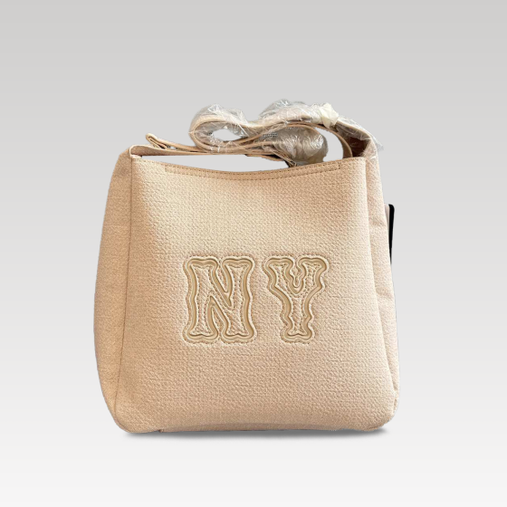 mlb canvas embroidered bucket bag