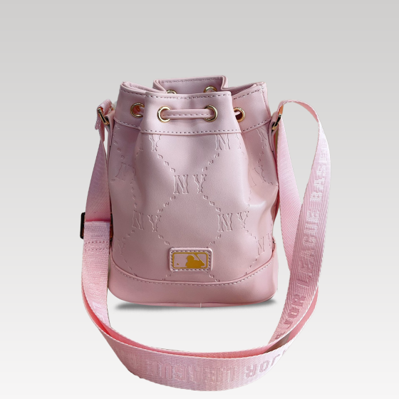 mlb jacquard bucket bag