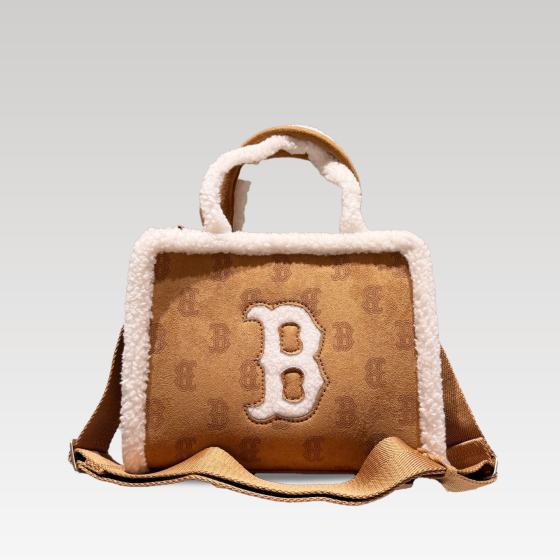 mlb lambskin tote bag