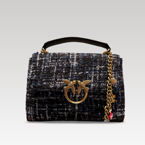 PINKO canvas swallow bag