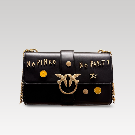 PINKO leather swallow bag