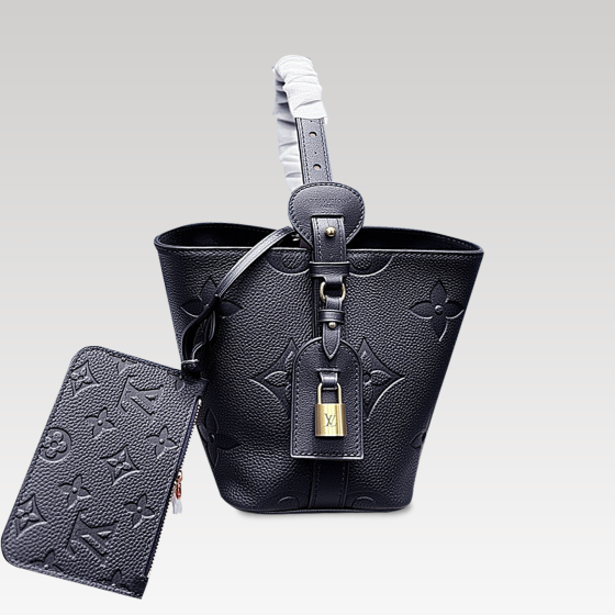 Black lv Allinbb bucket bag