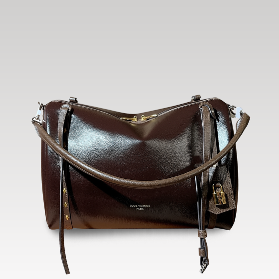 lv\'s new oil-leather express handbag