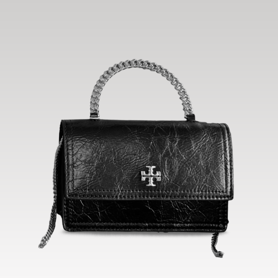 Tory burch kira hand-held oil wax leather bag