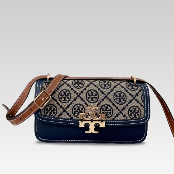 Tory burch Small Gold Brick crossbody bag