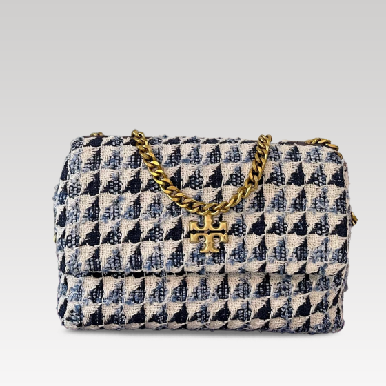 Tory burch Little Chanel Thousand Bird Check Chain Bag