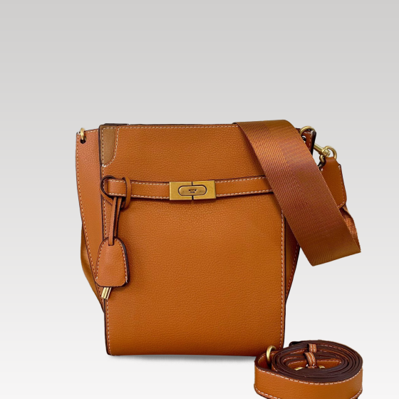 Tory Burch\'s new Lee Bucket Crossbody bag
