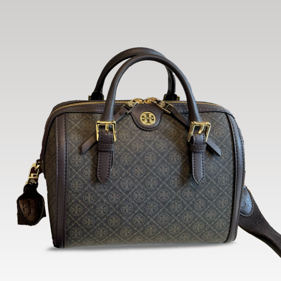 Tory burch\'s new monogram Boston pillow bag