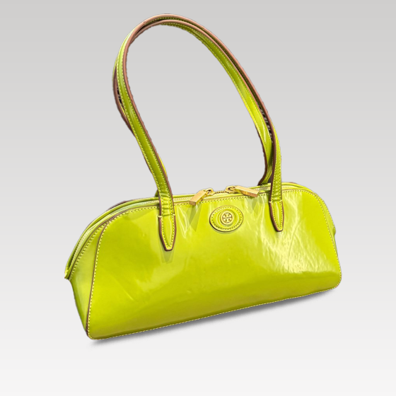 Tory burch patent leather underarm bag