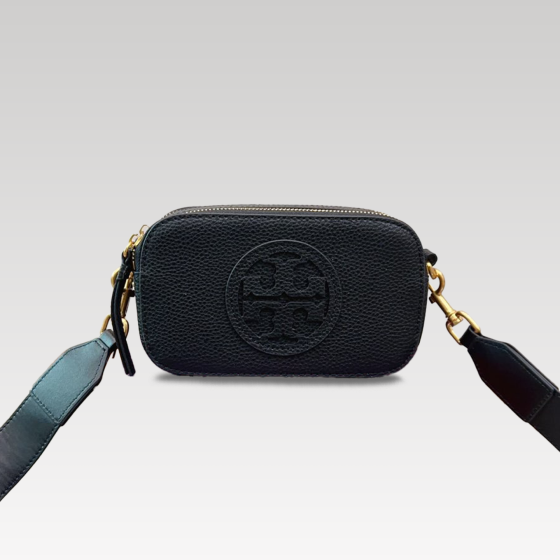 Tory burch pure leather camera bag