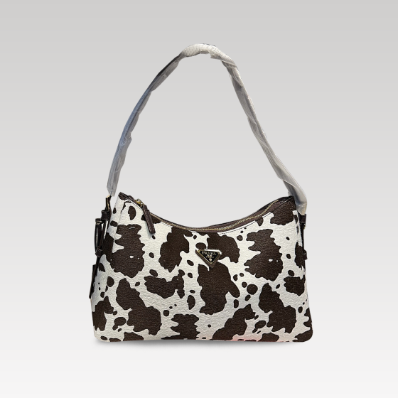 Prada Black and white cow bag