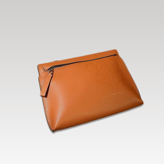 Loewe printed logo clutch