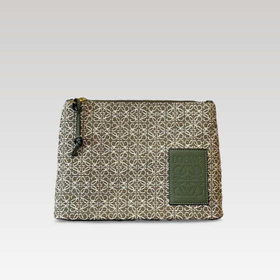 Loewe canvas clutch
