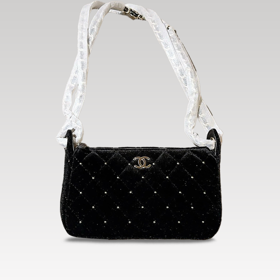 Chanel chain velvet surface handbag